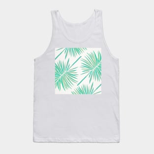 fan palm seafoam Tank Top